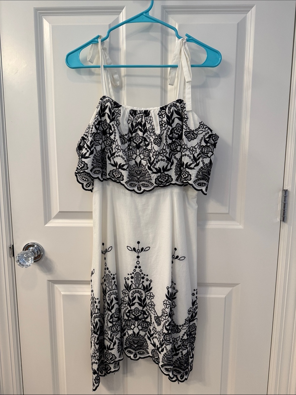Parker Black and White Sundress
